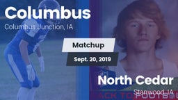 Matchup: Columbus vs. North Cedar  2019