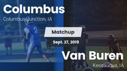 Matchup: Columbus vs. Van Buren  2019