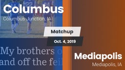 Matchup: Columbus vs. Mediapolis  2019