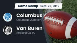 Recap: Columbus  vs. Van Buren  2019