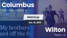 Matchup: Columbus vs. Wilton  2019