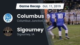 Recap: Columbus  vs. Sigourney  2019