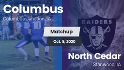 Matchup: Columbus vs. North Cedar  2020