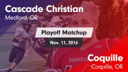 Matchup: Cascade Christian vs. Coquille  2016