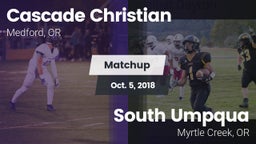 Matchup: Cascade Christian vs. South Umpqua  2018