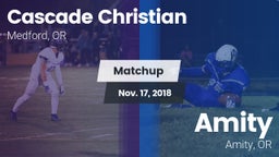 Matchup: Cascade Christian vs. Amity  2018