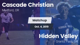Matchup: Cascade Christian vs. Hidden Valley  2019