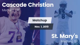 Matchup: Cascade Christian vs. St. Mary's  2019