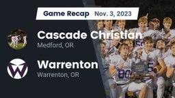 Recap: Cascade Christian  vs. Warrenton  2023