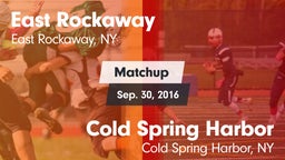 Matchup: East Rockaway vs. Cold Spring Harbor  2016