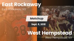 Matchup: East Rockaway vs. West Hempstead  2018