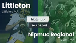 Matchup: Littleton vs. Nipmuc Regional  2019
