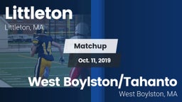 Matchup: Littleton vs. West Boylston/Tahanto  2019