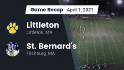 Recap: Littleton  vs. St. Bernard's  2021