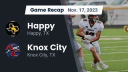 Recap: Happy  vs. Knox City  2023