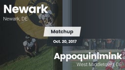 Matchup: Newark vs. Appoquinimink  2017