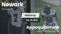 Matchup: Newark vs. Appoquinimink  2018