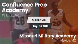 Matchup: Confluence Prep Acad vs. Missouri Military Academy  2019