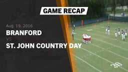 Recap: Branford  vs. St. John Country Day 2016