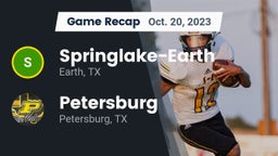 Recap: Springlake-Earth  vs. Petersburg  2023