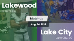 Matchup: Lakewood vs. Lake City  2018