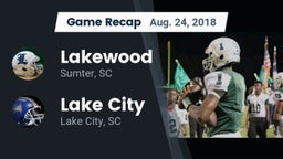 Recap: Lakewood  vs. Lake City  2018