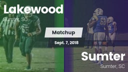 Matchup: Lakewood vs. Sumter  2018