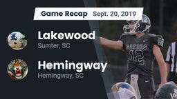 Recap: Lakewood  vs. Hemingway  2019