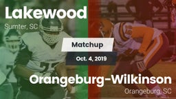 Matchup: Lakewood vs. Orangeburg-Wilkinson  2019