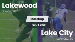 Matchup: Lakewood vs. Lake City  2020