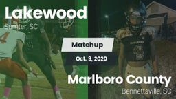 Matchup: Lakewood vs. Marlboro County  2020