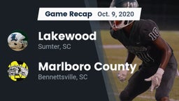 Recap: Lakewood  vs. Marlboro County  2020