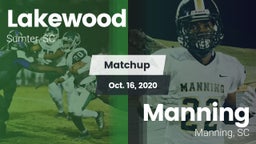 Matchup: Lakewood vs. Manning  2020
