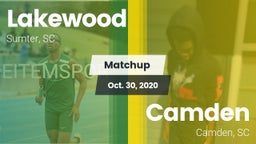 Matchup: Lakewood vs. Camden  2020