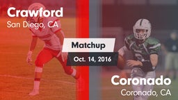 Matchup: Crawford vs. Coronado  2016