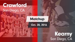 Matchup: Crawford vs. Kearny  2016