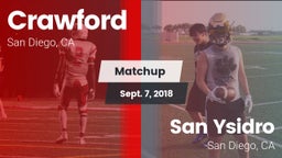 Matchup: Crawford vs. San Ysidro  2018
