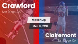 Matchup: Crawford vs. Clairemont  2018
