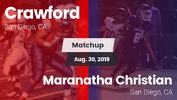Matchup: Crawford vs. Maranatha Christian  2019