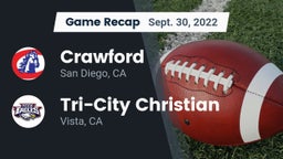 Recap: Crawford  vs. Tri-City Christian  2022