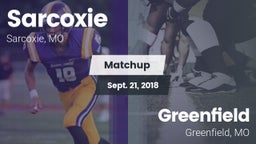 Matchup: Sarcoxie vs. Greenfield  2018