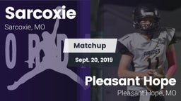 Matchup: Sarcoxie vs. Pleasant Hope  2019