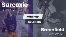 Matchup: Sarcoxie vs. Greenfield  2019
