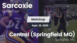 Matchup: Sarcoxie vs. Central  (Springfield MO) 2020
