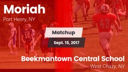 Matchup: Moriah vs. Beekmantown Central School 2017