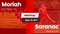 Matchup: Moriah vs. Saranac  2017