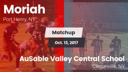 Matchup: Moriah vs. AuSable Valley Central School 2017