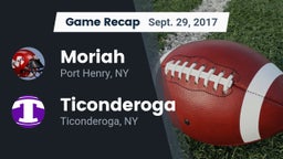 Recap: Moriah  vs. Ticonderoga  2017