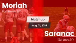 Matchup: Moriah vs. Saranac  2018