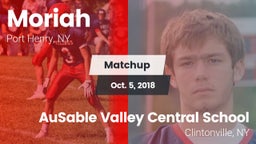 Matchup: Moriah vs. AuSable Valley Central School 2018
